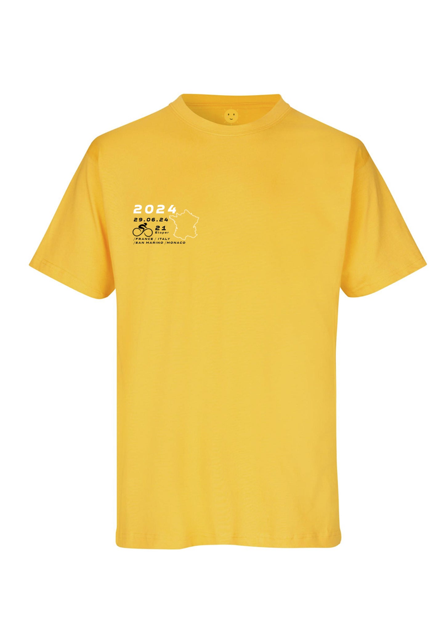 Etape trøjen - T-shirt - Gul