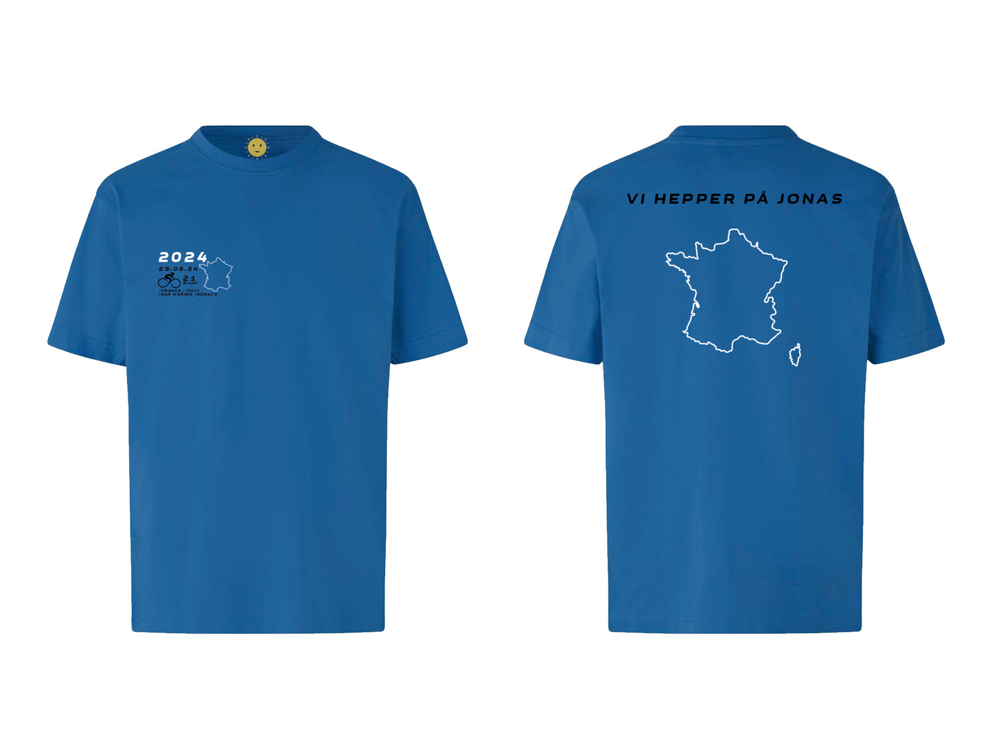 Etape trøjen - T-shirt - Blå
